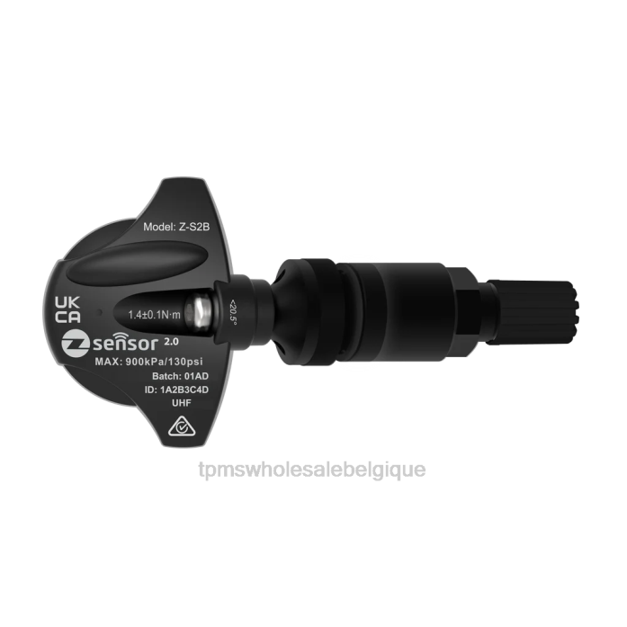 Capteur TPMS Universel | 2VL6576 capteur tpms de remplacement gmc oe - oe p/n 13598772 fréquence 315 MHz tige de valve en métal - noire